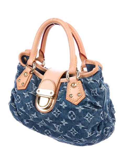 lv denim purse